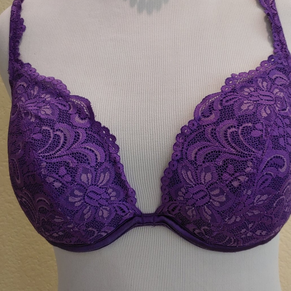 Purple bra